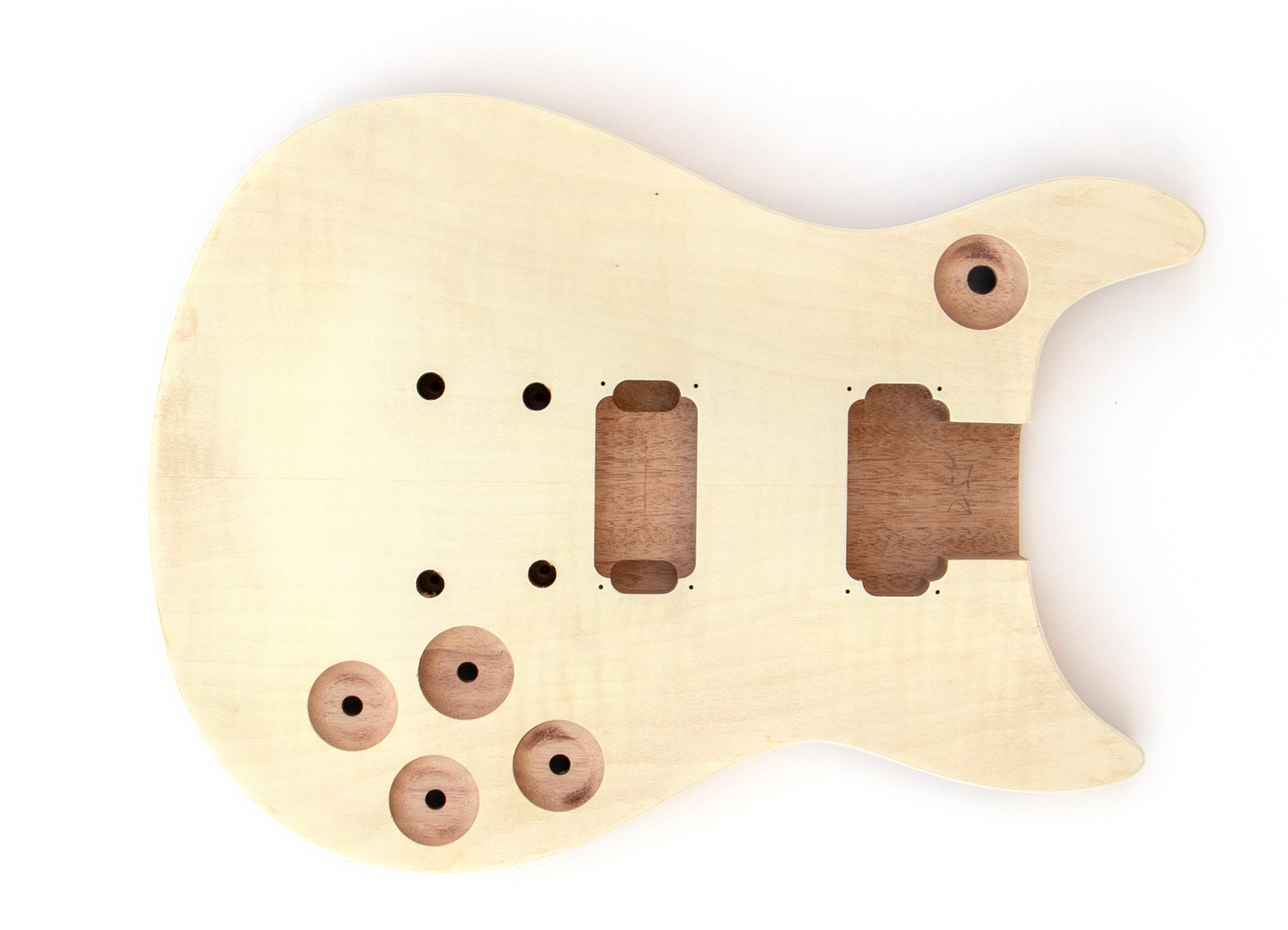 Double Cut Carved Top Build Your Own Guitar Kit