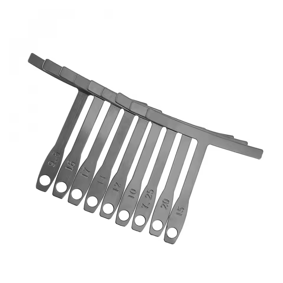 VWG 9 piece Radius Gauges