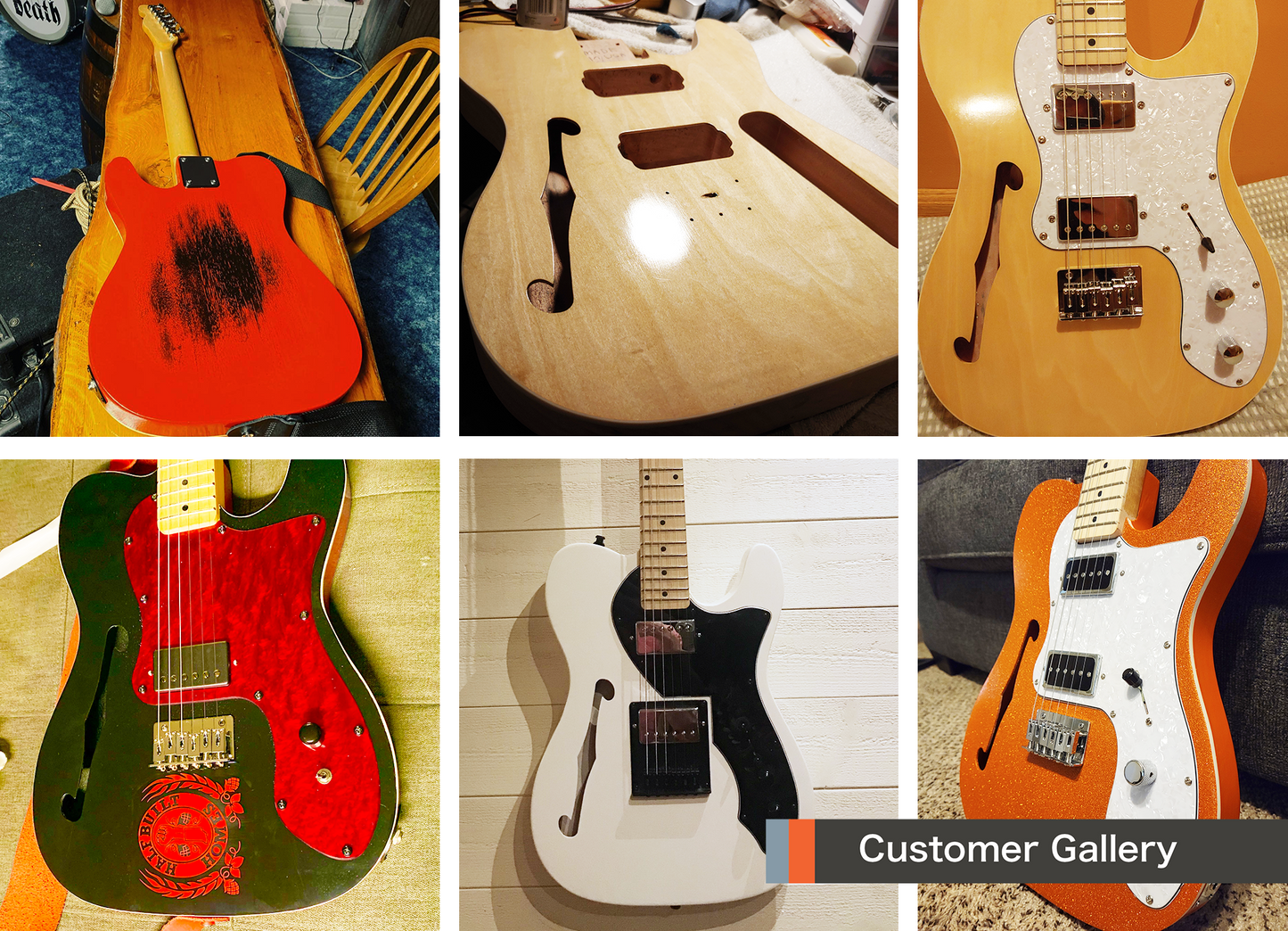 TL Semihollow Build Your Own Guitar Kit