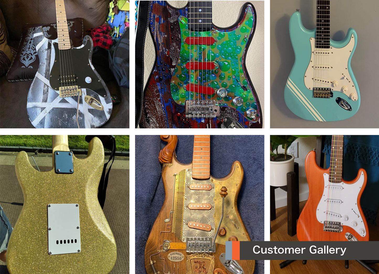 ST Style Build Your Own Guitar Kit