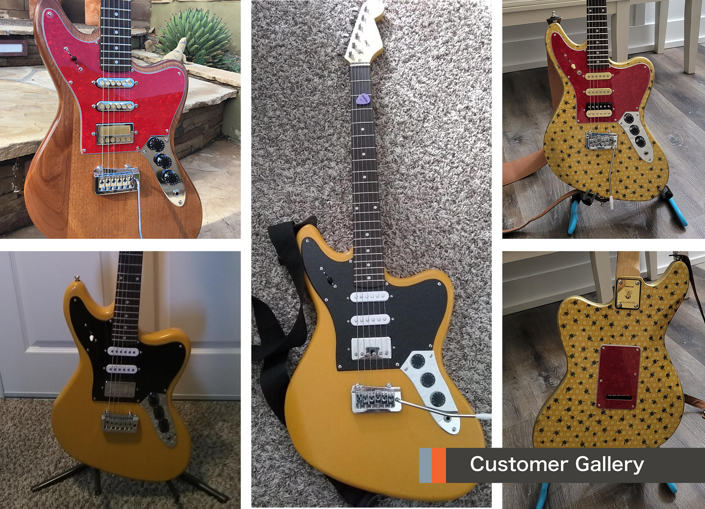 JG Style Left Hand Build Your Own Guitar Kit