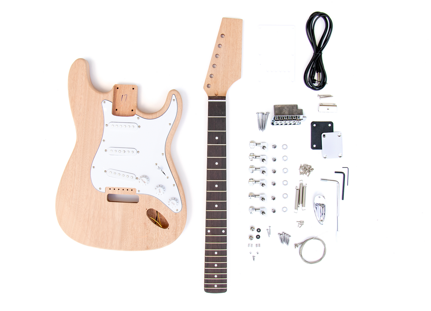 ST Style Mahogany Build Your Own Guitar Kit