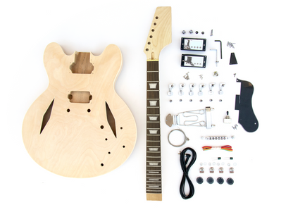 Doublecut Semihollow Diamond Build Your Own Guitar Kit