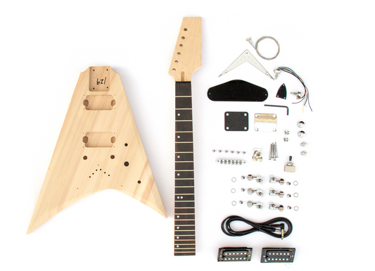 V Style Build Your Own Guitar Kit