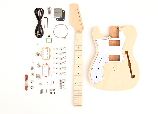 TL Semihollow Left Hand Build Your Own Guitar Kit
