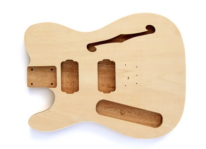 TL Semihollow Left Hand Build Your Own Guitar Kit