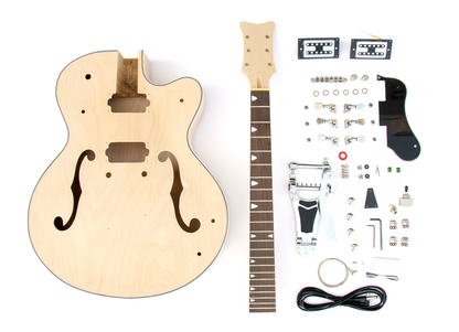 HB Hollow Body Style Build Your Own Guitar Kit Vibeworks Guitars