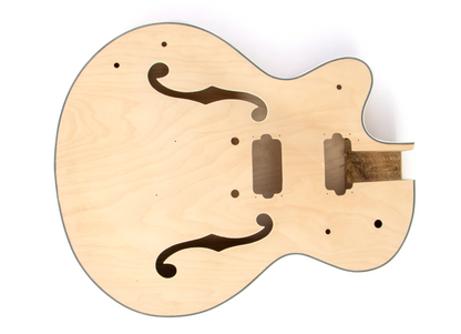 HB Hollow Body Style Left Hand Build Your Own Guitar Kit