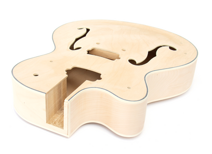 HB Hollow Body Style Left Hand Build Your Own Guitar Kit