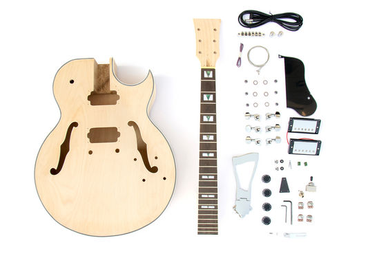 HB2 Hollow Body Style Build Your Own Guitar Kit