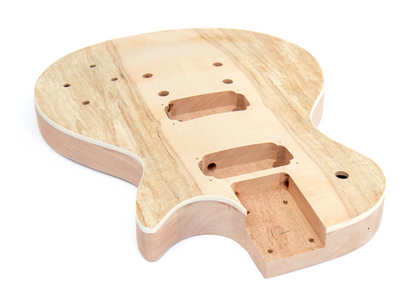Singlecut Spalted Maple Bolt On Build Your Own Guitar Kit