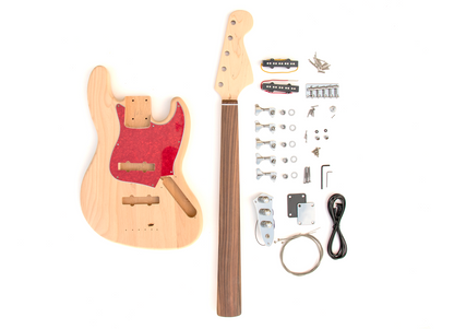 JB Style Fretless Build Your Own Bass Guitar Kit