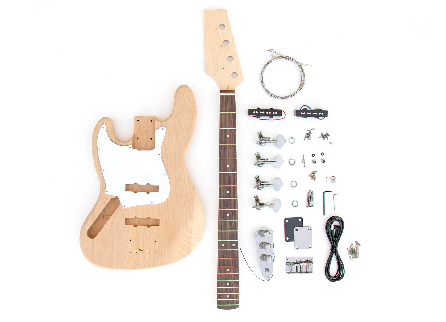 JB Style Left Hand Build Your Own Bass Guitar Kit