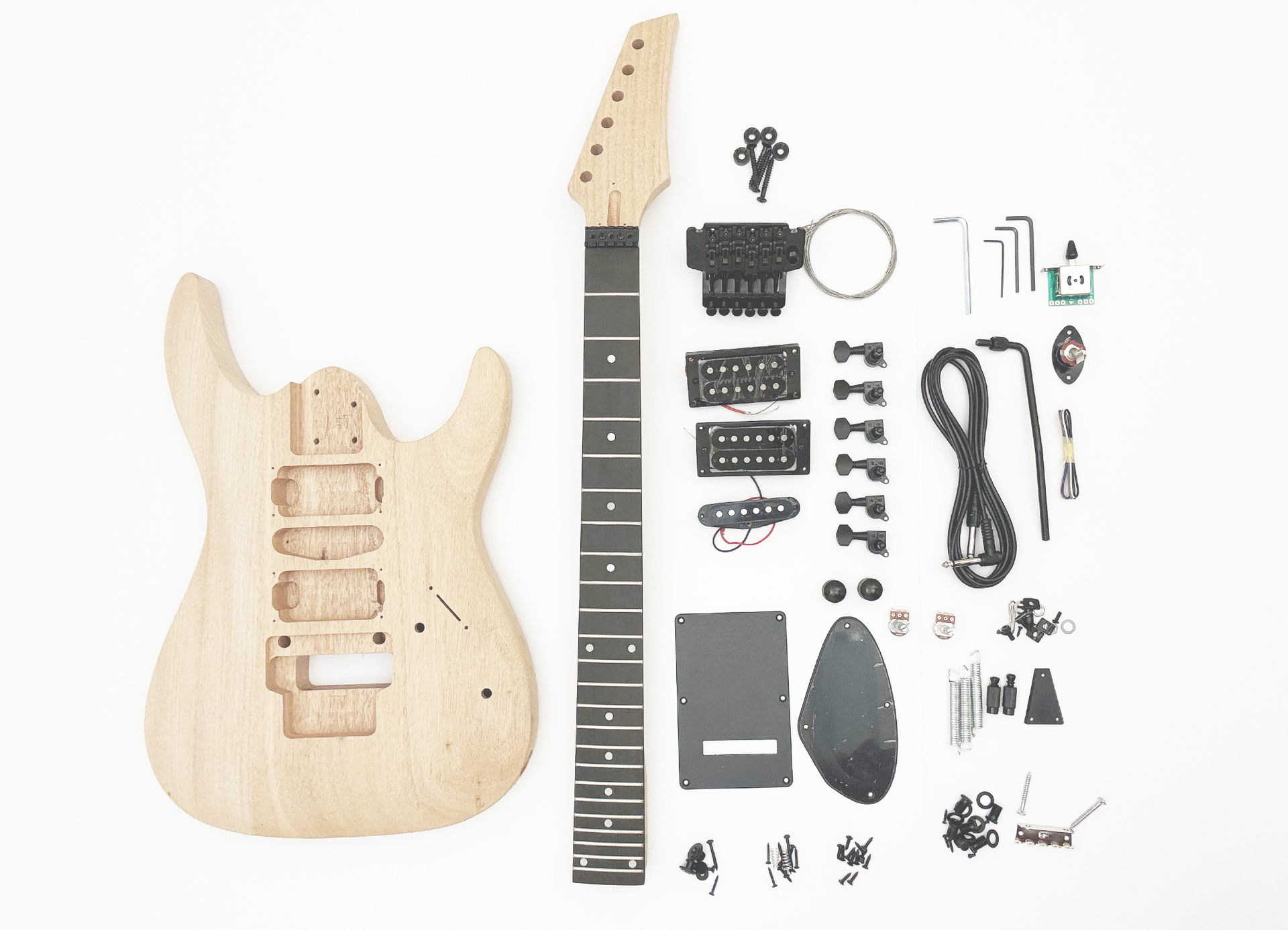 6-String Mahogany Build Your Own Guitar Kit – Vibeworks Guitars