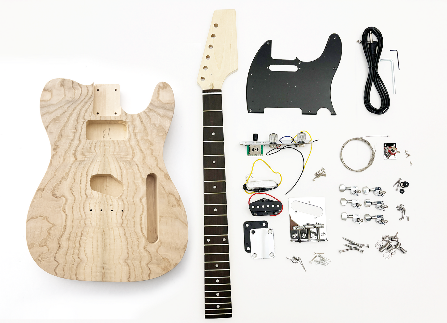 TL Burl Ash Style Build Your Own Guitar Kit