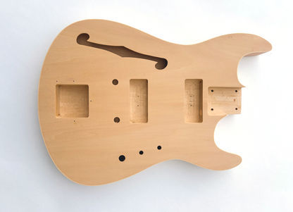 Semi Hollow Double Cut Build Your Own Guitar Kit