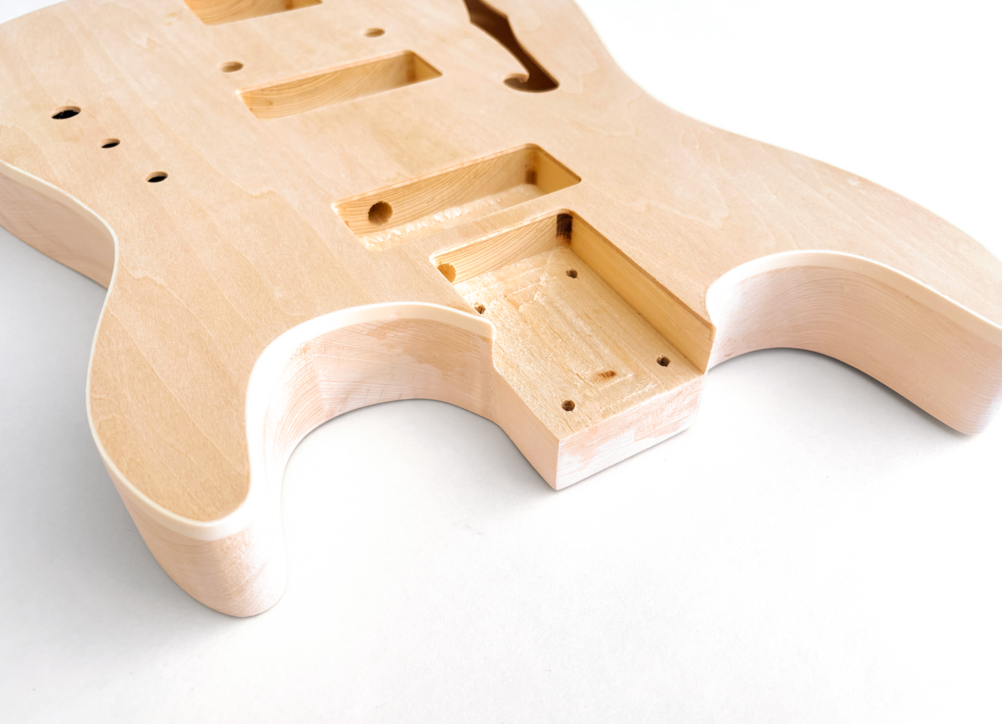 Semi Hollow Double Cut Build Your Own Guitar Kit