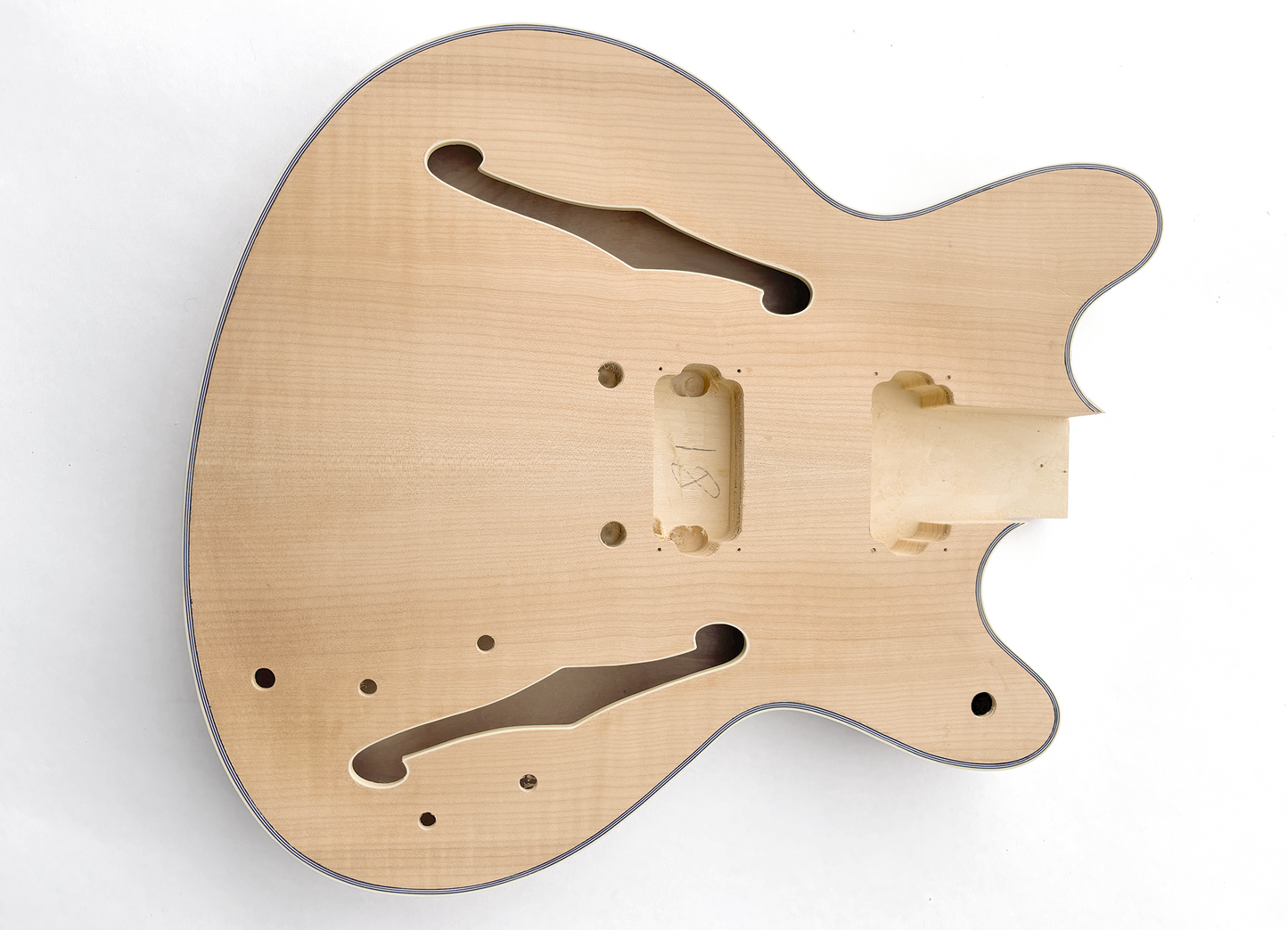 Semi Hollow Body Offset Build Your Own Guitar Kit