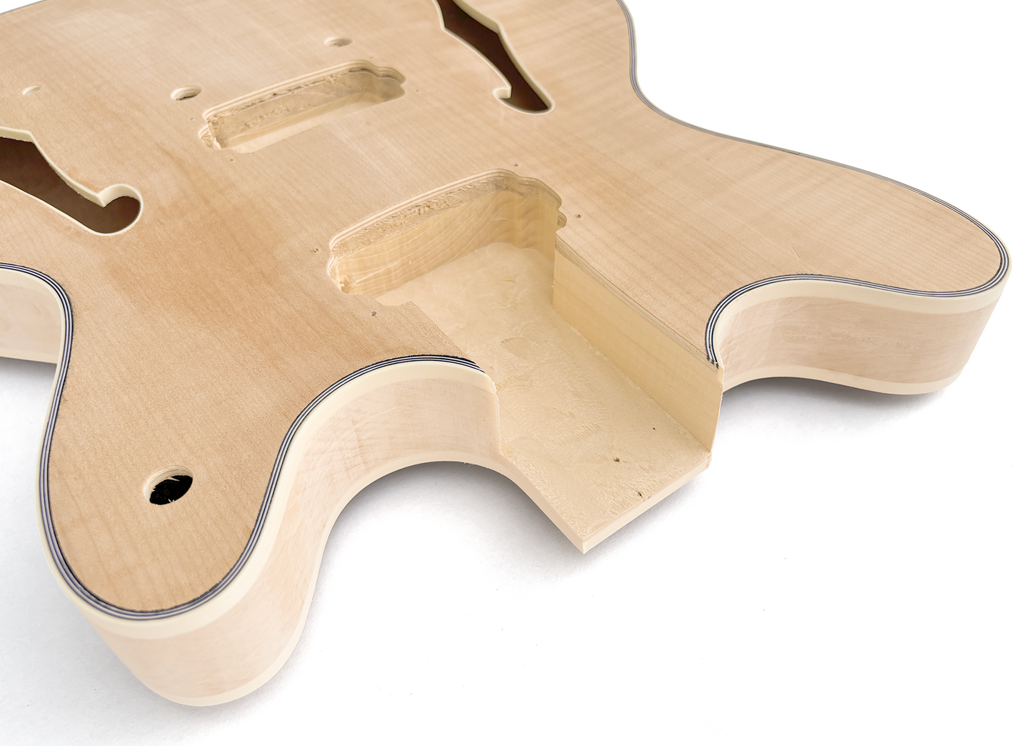 Semi Hollow Body Offset Build Your Own Guitar Kit