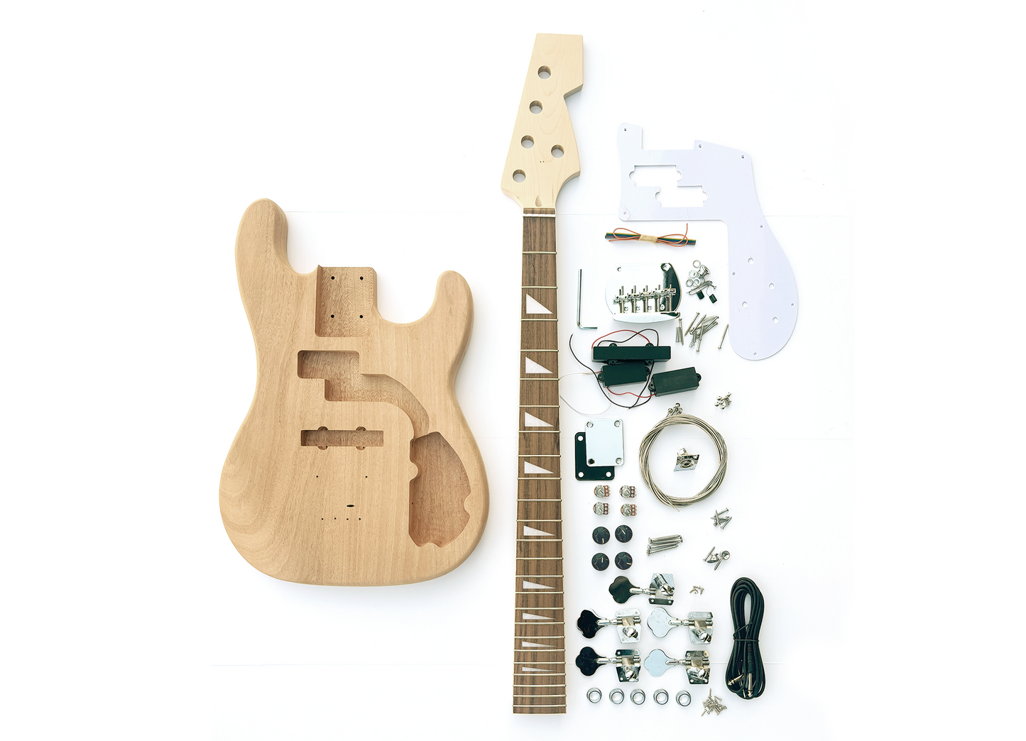 R Style PJ 5 String Build Your Own Bass Guitar Kit