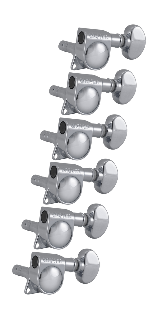 Grover 406 Series Mid-sized Rotomatic Locking Tuners - 6 In Line