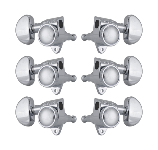 Grover 502C Roto-rotogrip Rotomatic Locking Tuners - 3 Per Side