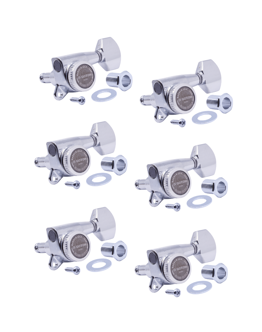 Gotoh SG381 Magnum Lock Tuners - 6 In Line