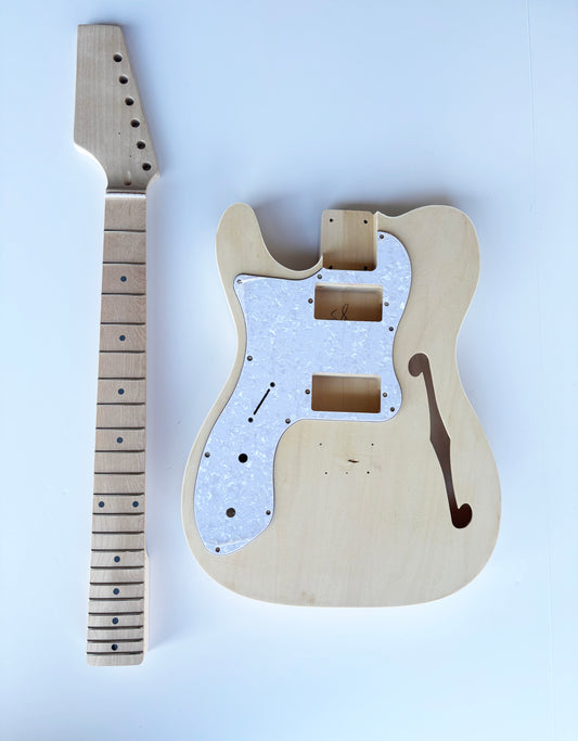 B-Stock - TL Semihollow Left Hand Build Your Own Guitar Kit