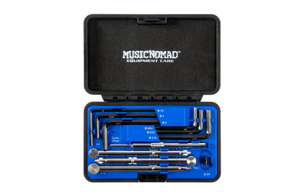 MusicNomad KEEP IT SIMPLE, SETUP (KISS)™ Starter Kit Bundle - 6 pc. Gauge Set, 26 pc. Guitar Tech Tool Set, 11 pc. Truss Rod Wrench Set (MN609)