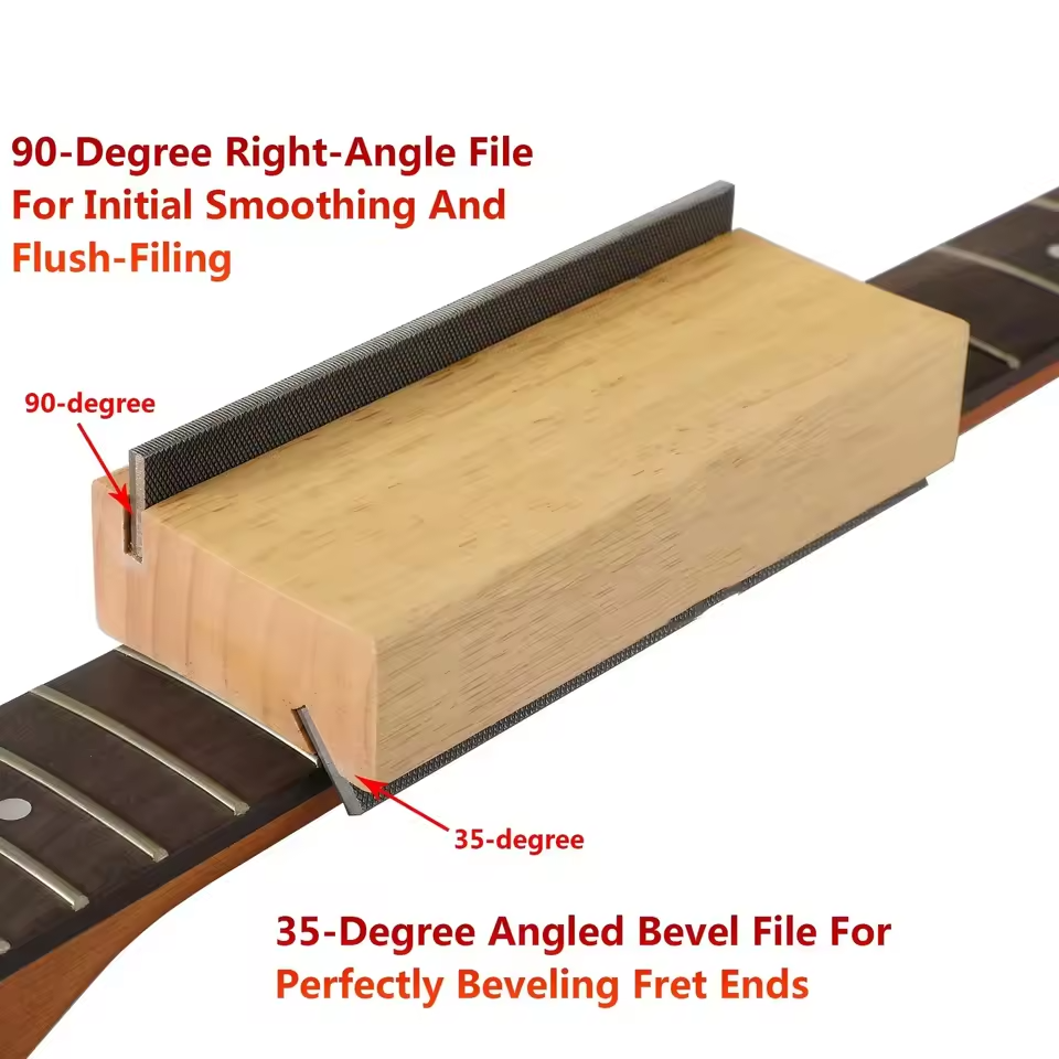 VWG Fret Dress Bevel File 35/90 degree