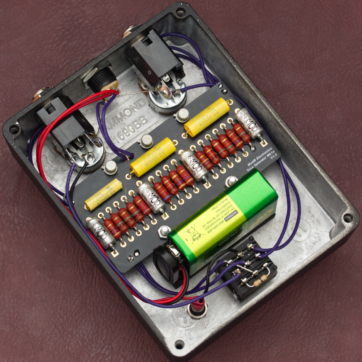 The Tone Splendor Mod® Electronics DIY Effect Pedal Kit