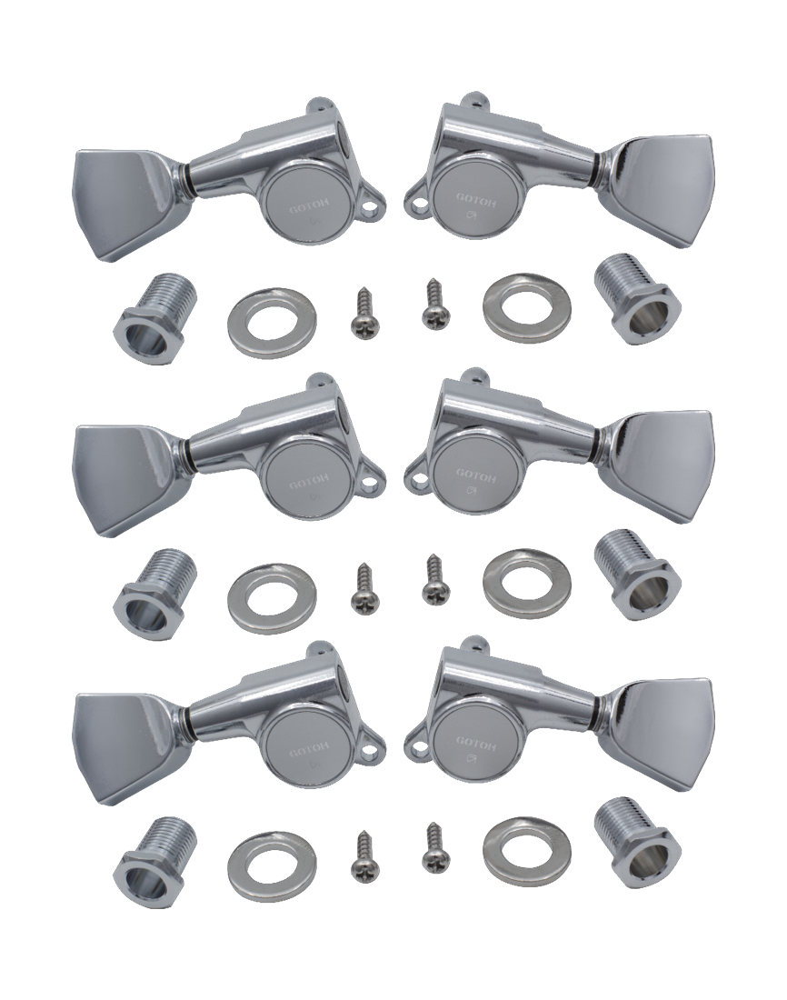 Gotoh SG381 Keystone Tuners - 3 Per Side