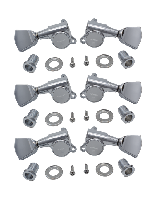 Gotoh SG381 Keystone Tuners - 3 Per Side