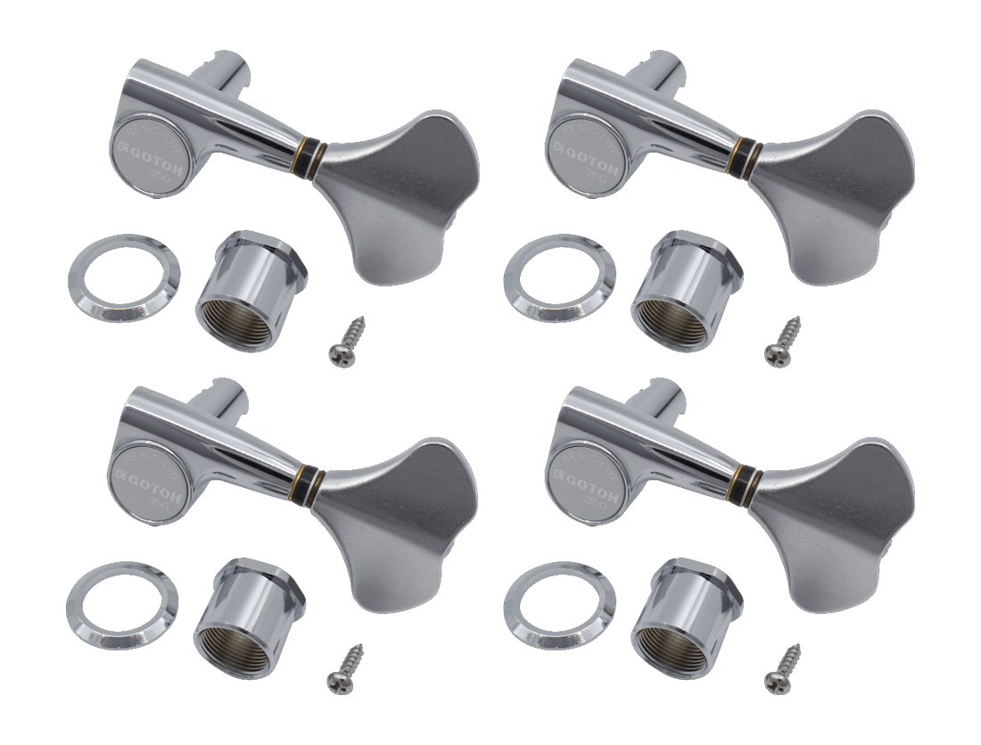 Gotoh GB350 Res-O-Lite Bass Tuners - 4 In Line